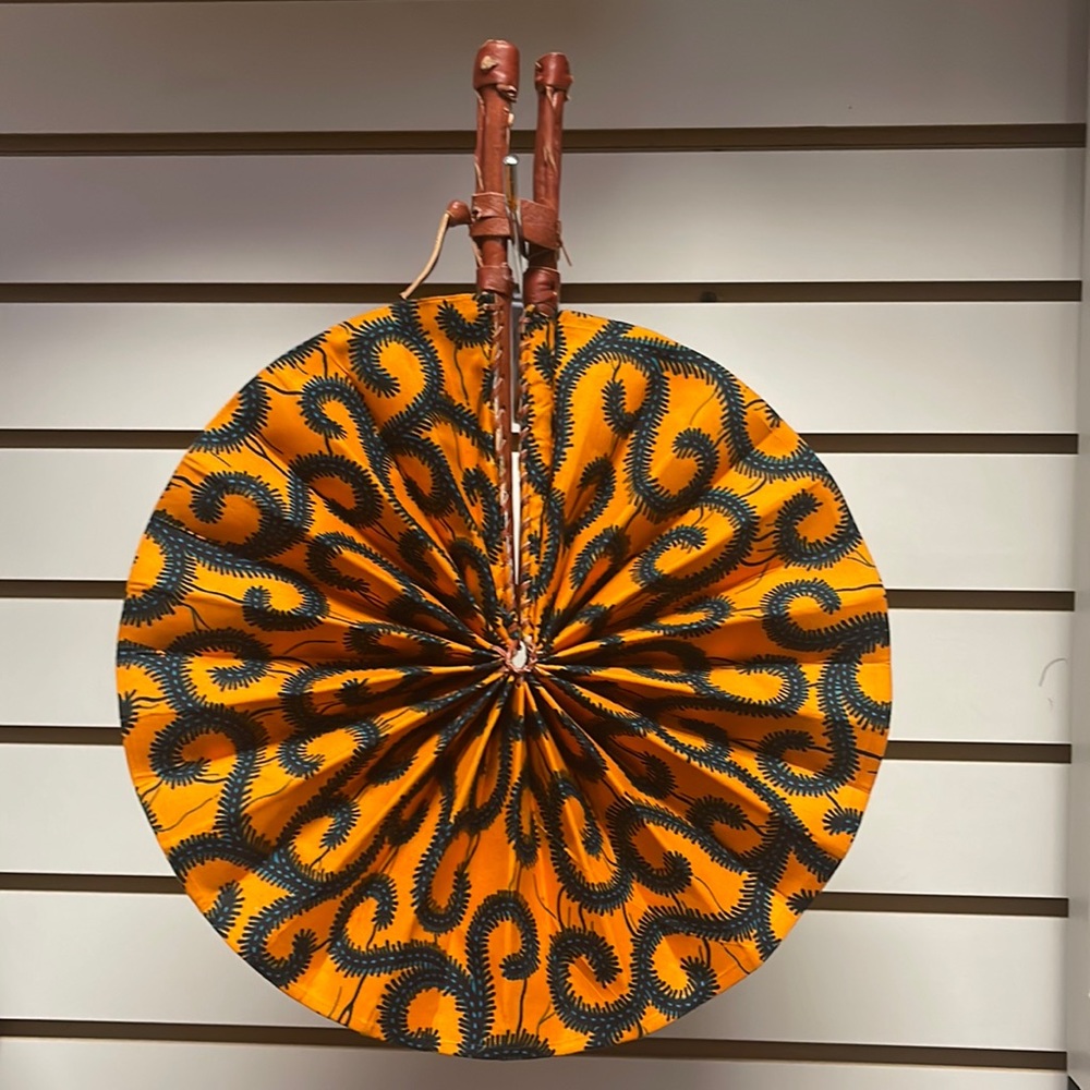 African Print Fan